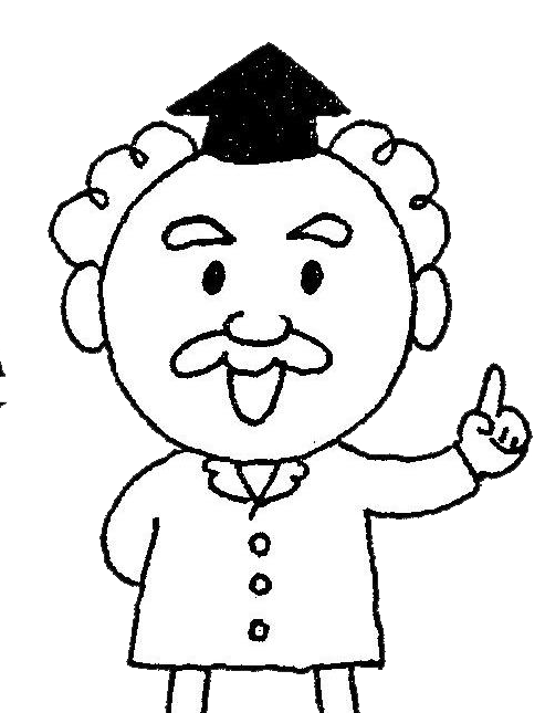 コンクール博士 のイラスト